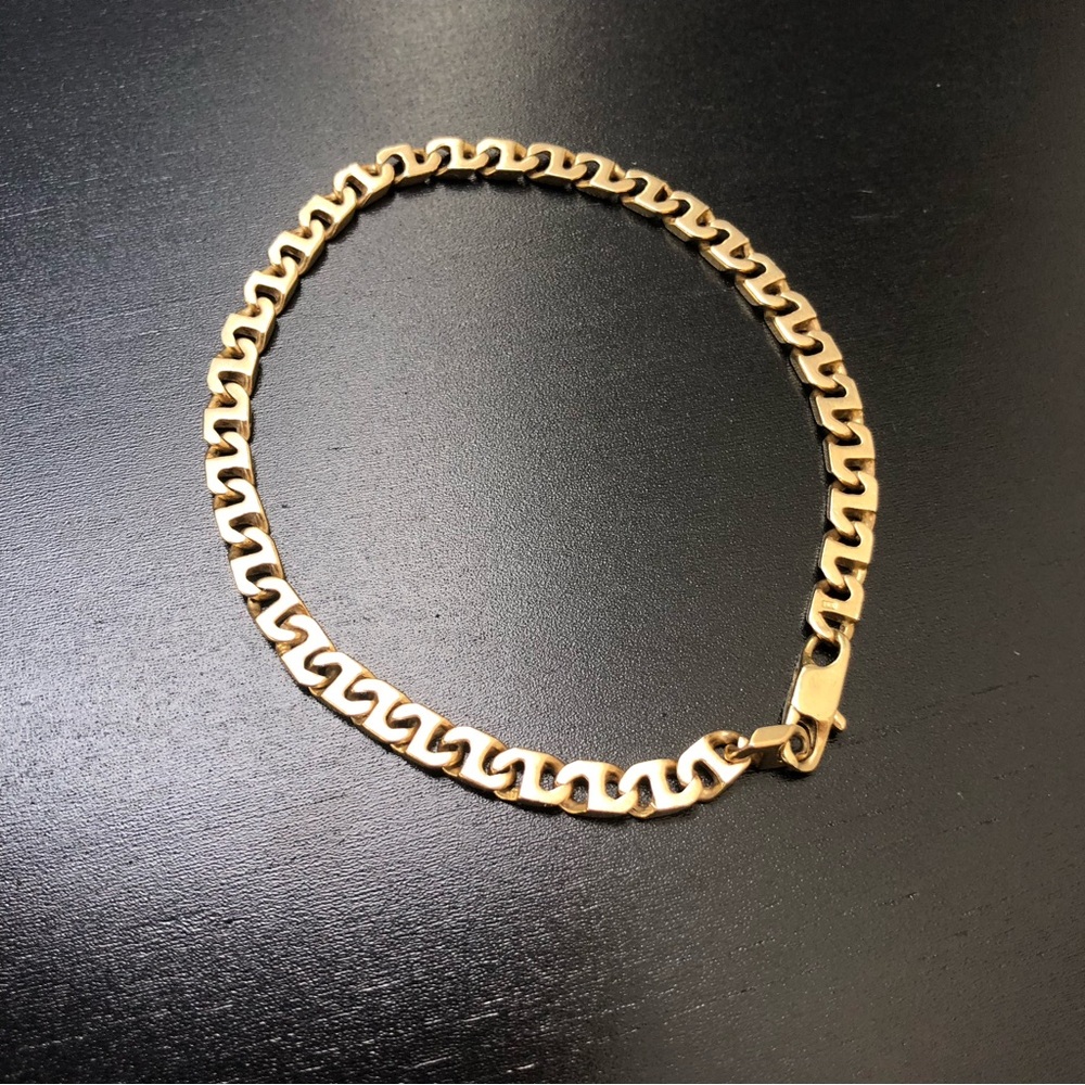 14k Gold Z Chain Bracelet